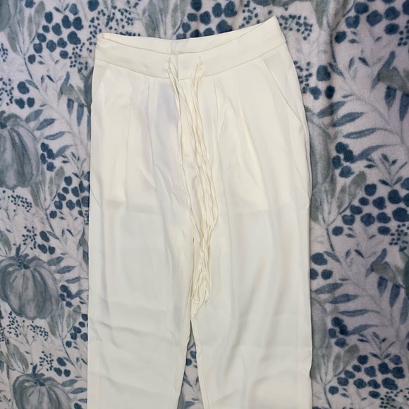 HALARA Cream Wide Leg Pants - Picture 5 of 14